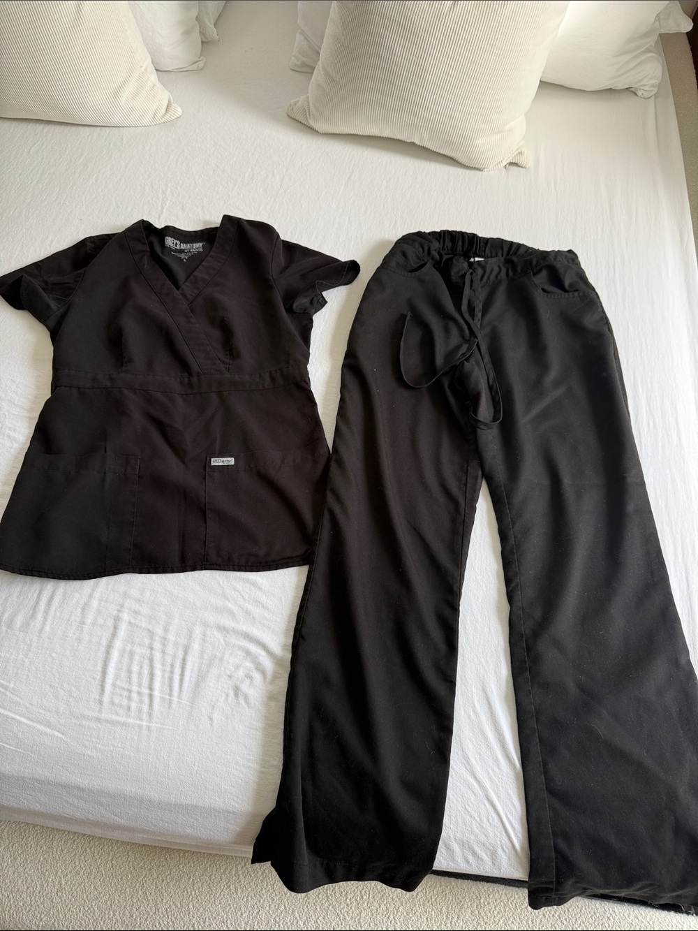 Grey's Anatomy Black Drawstring Track Pants